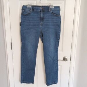 Duluth Trading Double Flex Brushed Back Jeans - 16 x 29